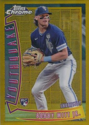 2022 Topps Chrome Sonic #YQ-1 Youthquake - Gold Refractor /50