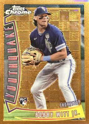 2022 Topps Chrome Sonic #YQ-1 Youthquake - Orange Refractor /25