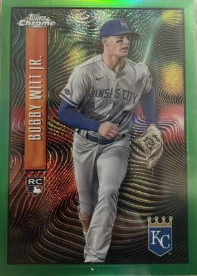 2022 Topps Chrome Sonic #EX-1 Expose - Green Refractor /99