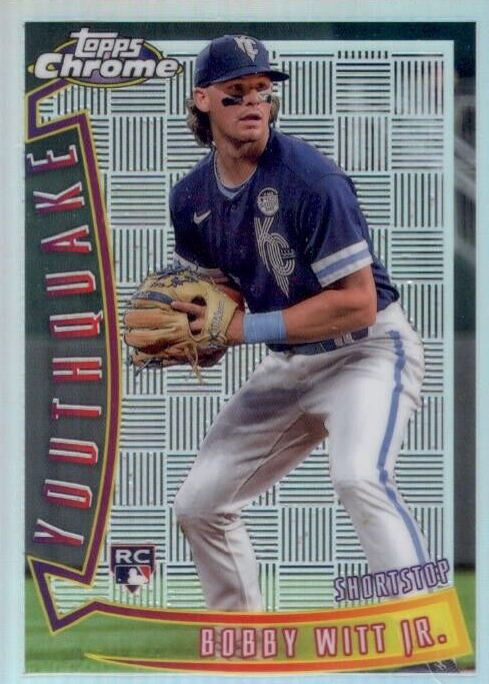 Bobby Witt Jr. 2022 Topps Chrome Sonic #YQ-1 Youthquake