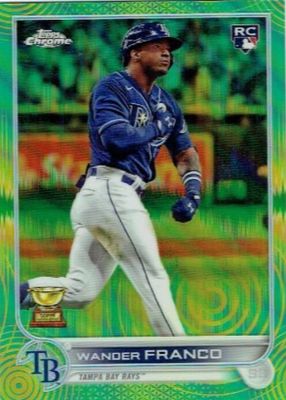 2022 Topps Chrome Sonic #35 Green & Yellow Sonic Pulse Refractor /99