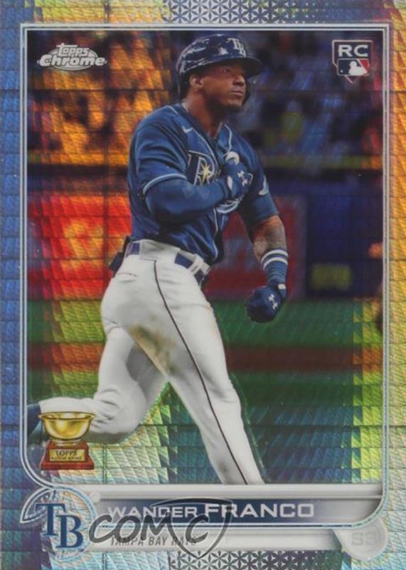 Wander Franco 2022 Topps Chrome Sonic #35 Prism Refractor Rookie SGC 10