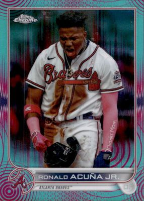 2022 Topps Chrome Sonic #165 Aqua & Pink Sonic Pulse Refractor /199