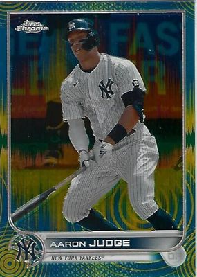 2022 Topps Chrome Sonic #99 Blue & Yellow Sonic Pulse Refractor /75