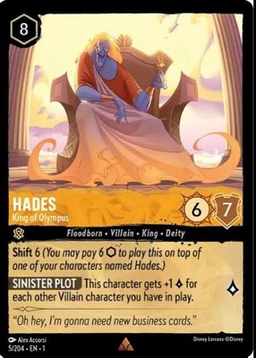 Hades - King of Olympus 2023 The First Chapter #205/204