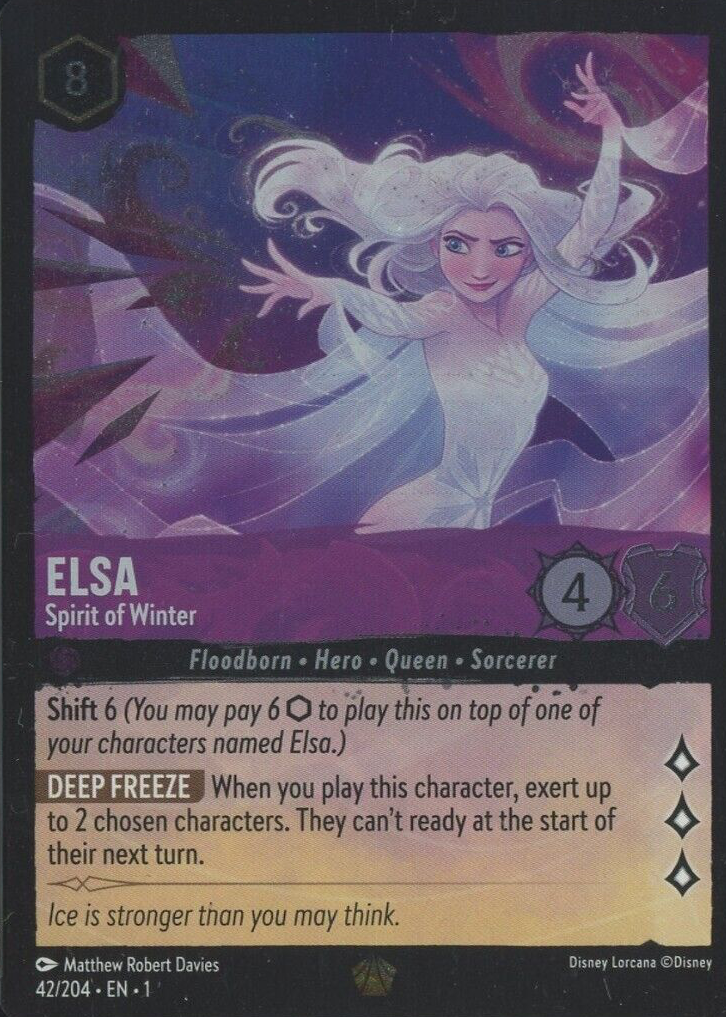 Elsa - Spirit of Winter 2023 The First Chapter #42/204 Cold Foil 