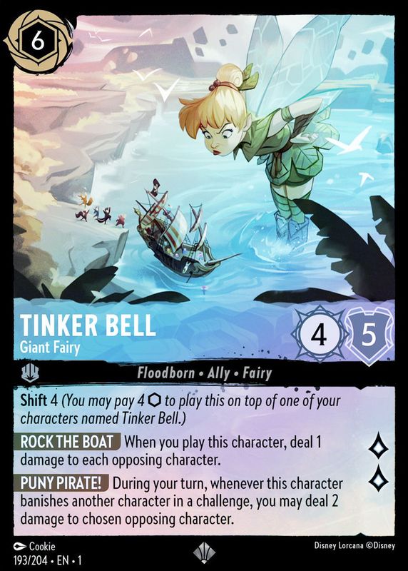 Tinker Bell - Giant Fairy 2023 The First Chapter Foil #193/204 Price Guide  - Sports Card Investor