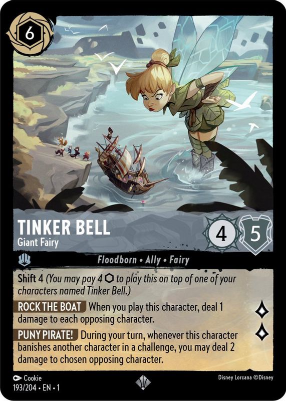 Tinker Bell - Giant Fairy 2023 The First Chapter #193/204 Base SGC 9