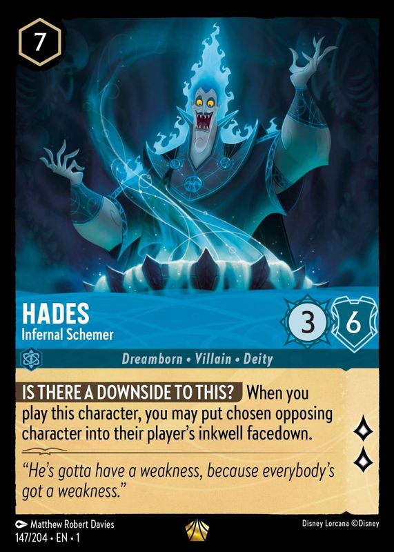 Hades - Infernal Schemer 2023 The First Chapter #147/204 Base PSA 10