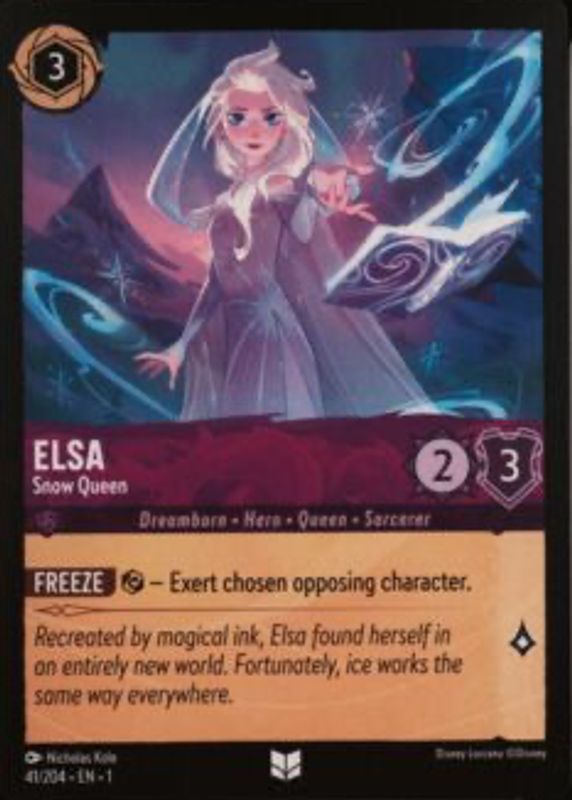 Elsa - Snow Queen 2023 The First Chapter #41/204 Base SGC 10