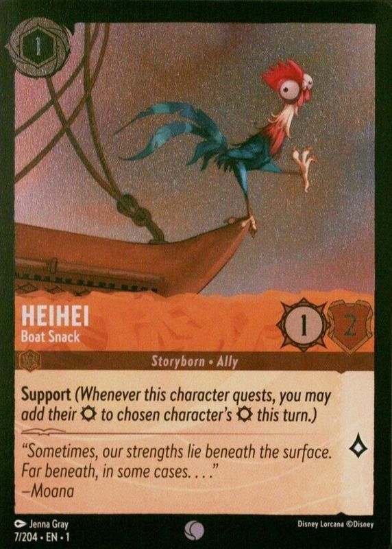 HeiHei - Boat Snack 2023 The First Chapter #7/204 Base RAW TCG (NEAR MINT)