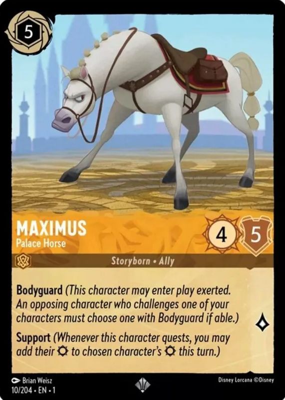 Maximus - Palace Horse 2023 The First Chapter #10/204 Base RAW TCG (NEAR MINT)