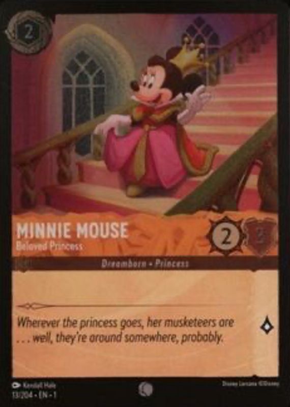 Minnie Mouse - Beloved Princess 2023 The First Chapter #13/204 Cold Foil PSA 9