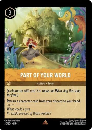 【残り0点】foil PART OF YOUR WORLD 30/204 JA1 Part Of Your World 2023 The First Chapter #30/204 Cold Foil Price