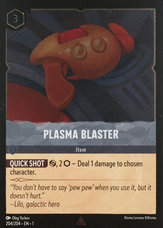 Plasma Blaster 2023 The First Chapter #204/204 Cold Foil RAW TCG (NEAR MINT)