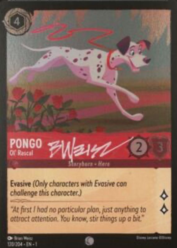 Pongo - Ol' Rascal 2023 The First Chapter #120/204 Cold Foil Price Guide -  Sports Card Investor