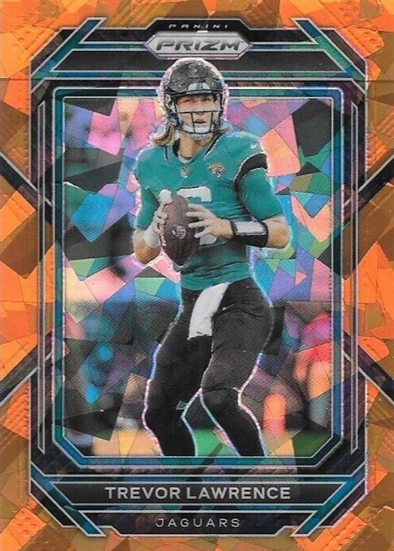 Trevor Lawrence 2022 Prizm #131 Orange Ice PSA 10