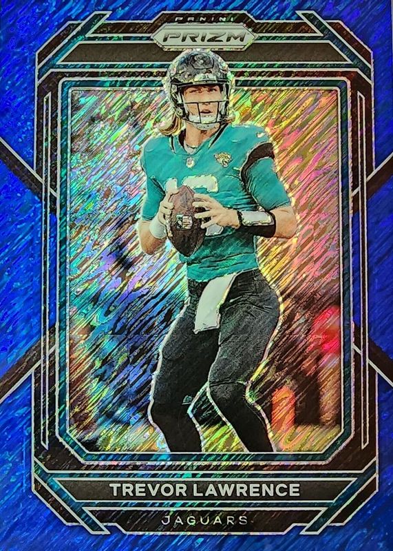 Trevor Lawrence 2022 Prizm #131 Blue Shimmer /25 SGC 9.5