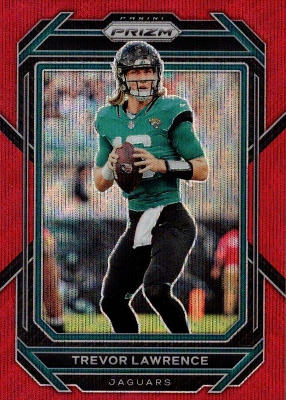 Trevor Lawrence 2022 Prizm #131 Red Wave /149 RAW