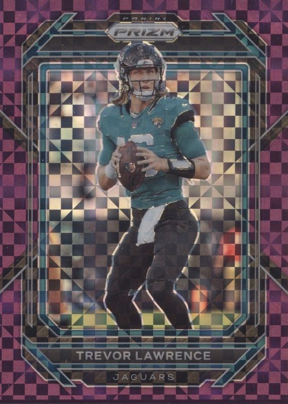 Trevor Lawrence 2022 Prizm #131 Purple Power /49 RAW