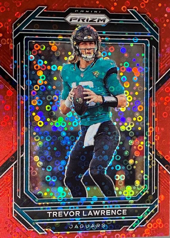 Trevor Lawrence 2022 Prizm #131 No Huddle Red /50 BGS 9