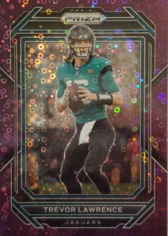 Trevor Lawrence 2022 Prizm #131 No Huddle Purple /35 PSA 9