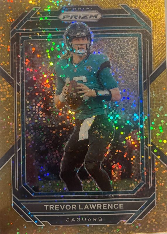 Trevor Lawrence 2022 Prizm #131 Gold Sparkle /24 PSA 9