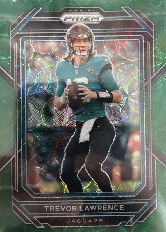 Trevor Lawrence 2022 Prizm #131 Green Scope /75 RAW