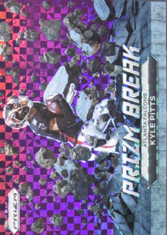 Kyle Pitts 2022 Prizm #PB-4 Prizm Break - Purple Power /49 Price Guide ...