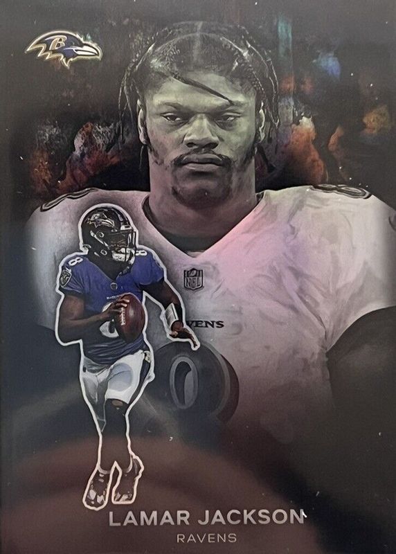 Lamar Jackson 2022 Prizm #P-8 Profiles /(SSP) SGC 10