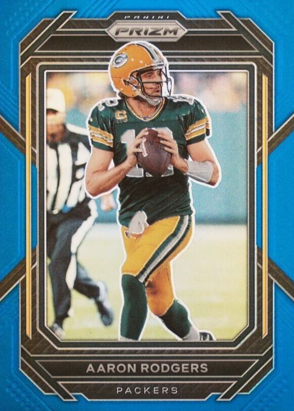 Aaron Rodgers 2022 Prizm #103 Blue /(SSP) PSA 10