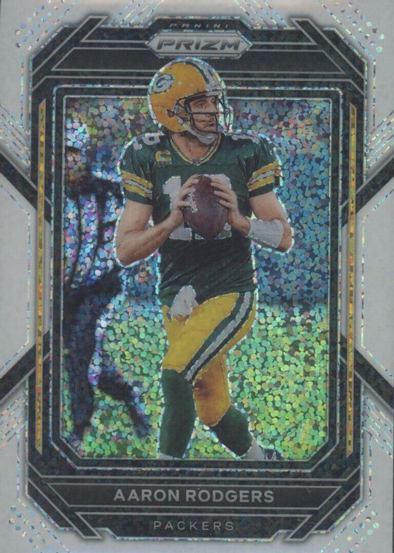 Aaron Rodgers 2022 Prizm #103 White Sparkle /(SSP) PSA 10