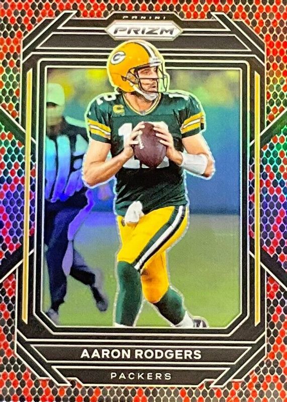 Aaron Rodgers 2022 Prizm #103 Snakeskin /(SSP) PSA 10