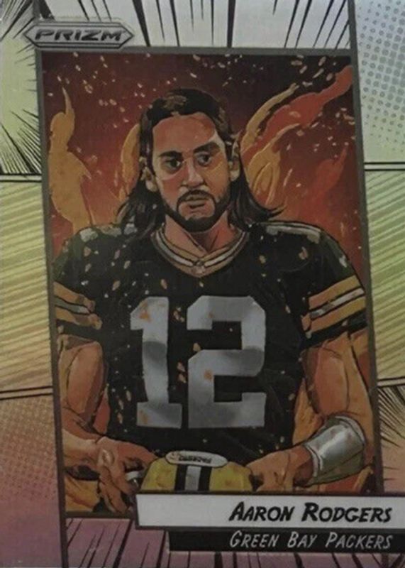 Aaron Rodgers 2022 Prizm #M-4 Manga /(SSP) RAW