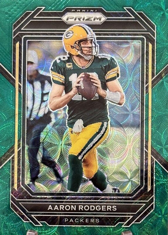 Aaron Rodgers 2022 Prizm #103 Green Scope /75 BGS 9.5