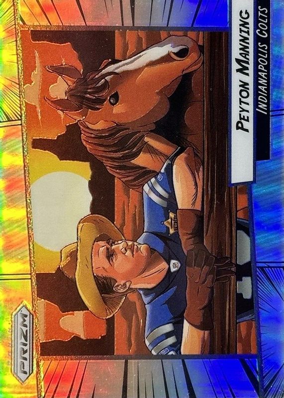 Peyton Manning 2022 Prizm #M-9 Manga /(SSP) RAW