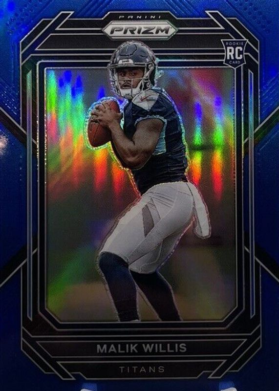 Malik Willis 2022 Prizm #303 Blue /(SSP) Rookie RAW