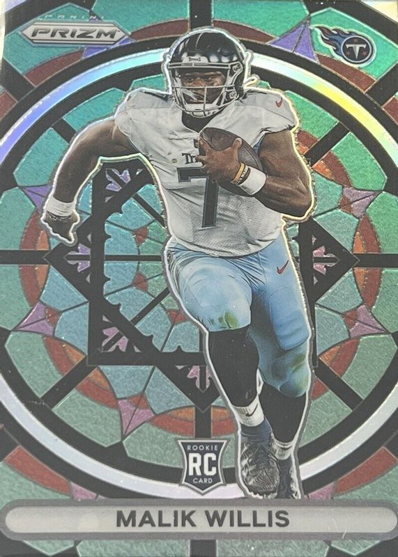 Malik Willis 2022 Prizm #SG-3 Stained Glass /(SSP) Rookie SGC 10