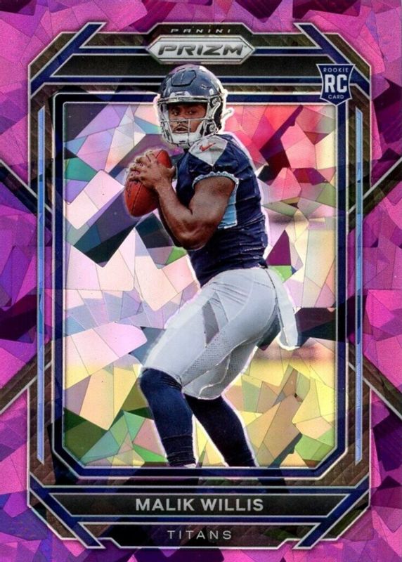 Malik Willis 2022 Prizm #303 Purple Ice /225 Rookie RAW