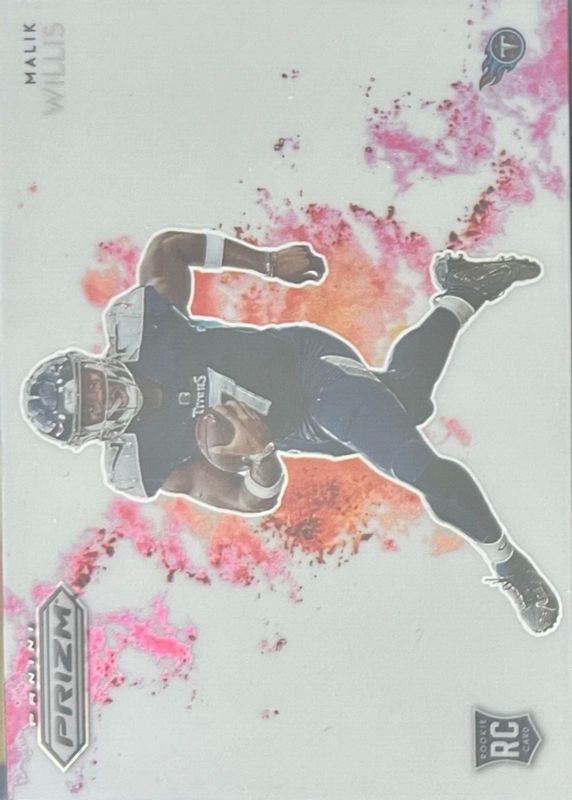 Malik Willis 2022 Prizm #CB-15 Color Blast /(SSP) Rookie SGC 9.5