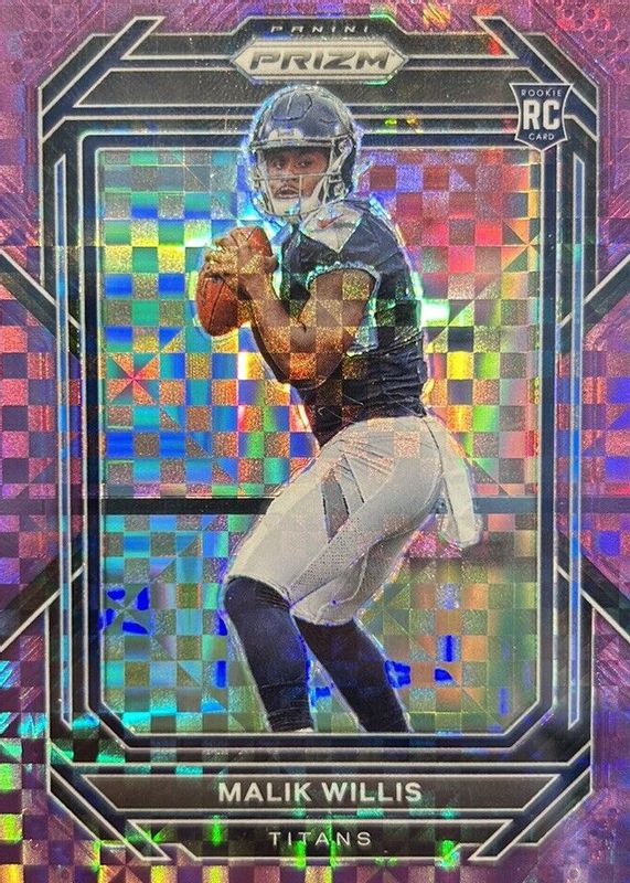 Malik Willis 2022 Prizm #303 Purple Power /49 Rookie RAW