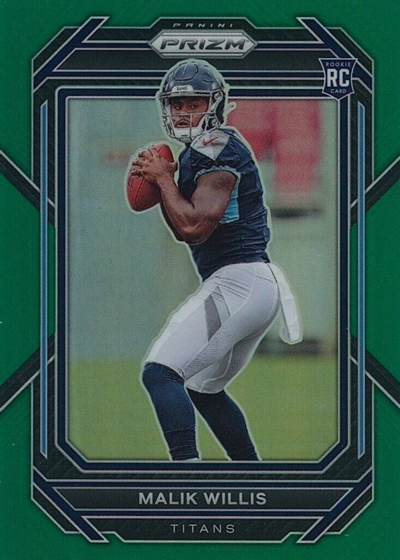 Malik Willis 2022 Prizm #303 Green Rookie PSA 10