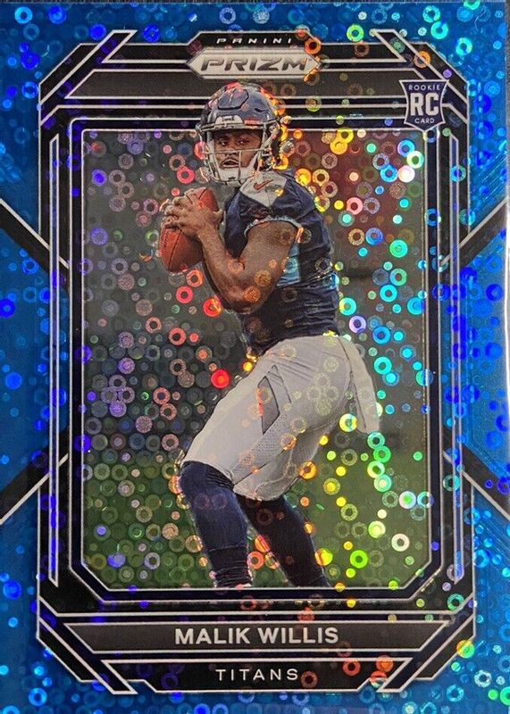 Malik Willis 2022 Prizm #303 No Huddle Blue /79 Rookie PSA 10