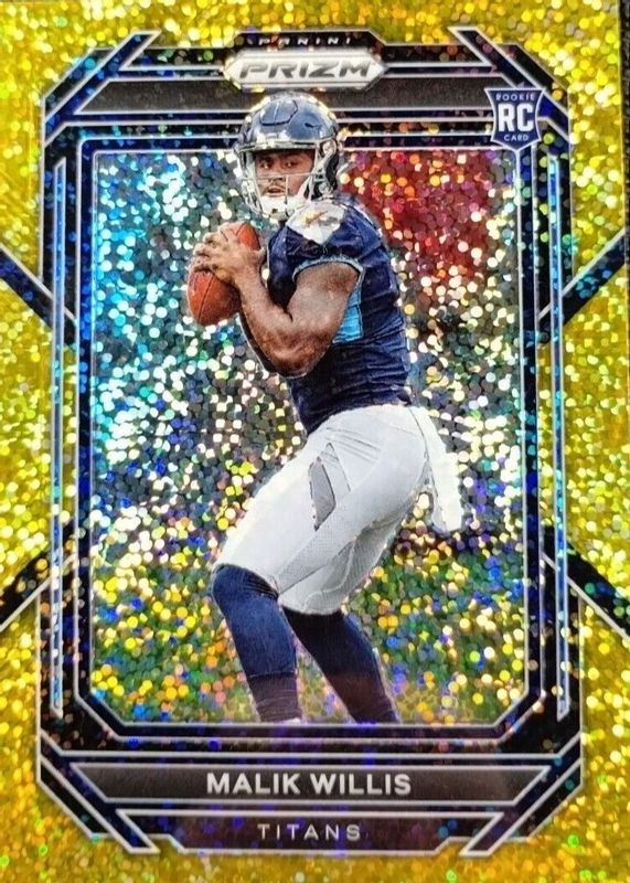 Malik Willis 2022 Prizm #303 Gold Sparkle /24 Rookie BGS 9.5