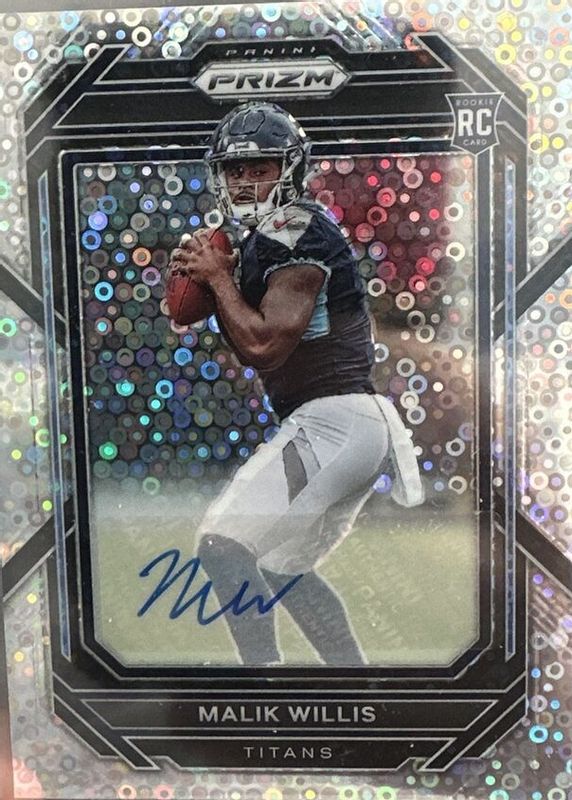 Malik Willis 2022 Prizm #303 Rookie Autographs - No Huddle Rookie RAW