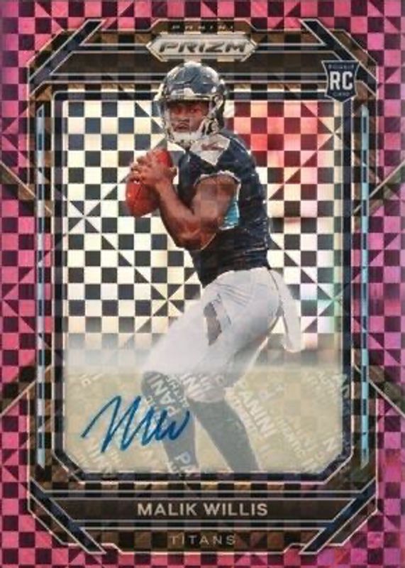 Malik Willis 2022 Prizm #303 Rookie Autographs - Purple Power /49 RAW
