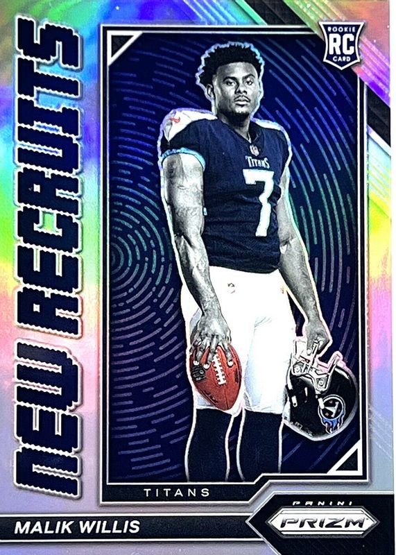 Malik Willis 2022 Prizm #NR-3 New Recruits - Silver Rookie SGC 9