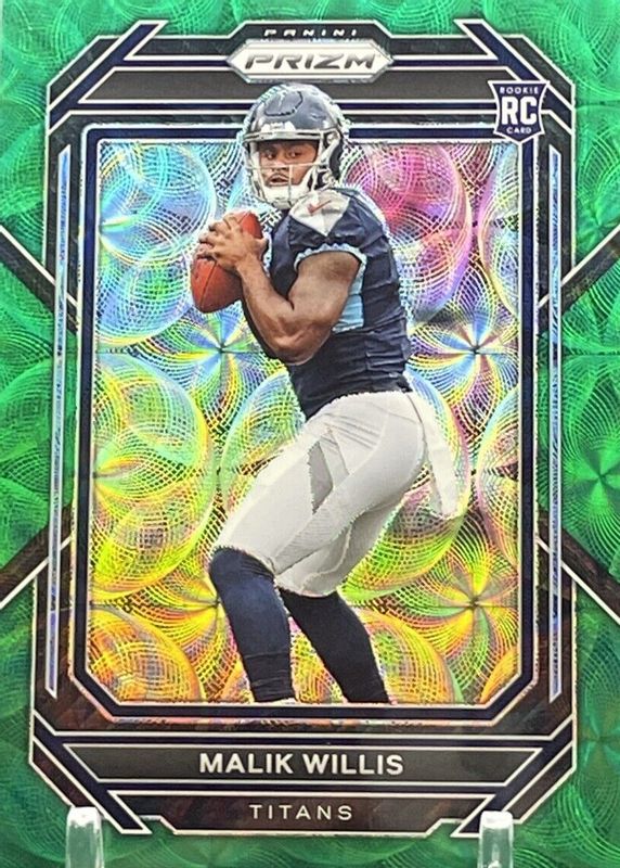 Malik Willis 2022 Prizm #303 Green Scope /75 Rookie SGC 9.5