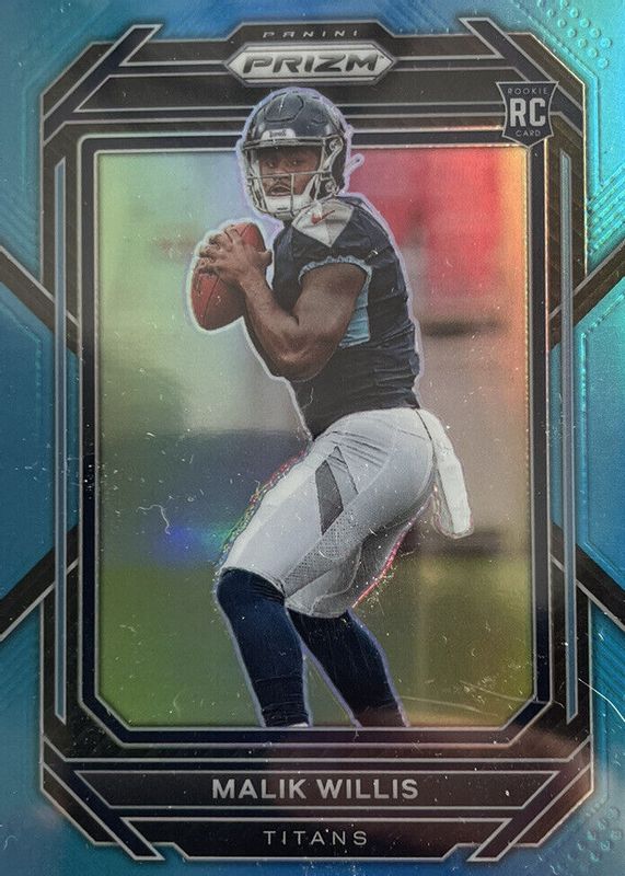 Malik Willis 2022 Prizm #303 Light Blue Rookie RAW