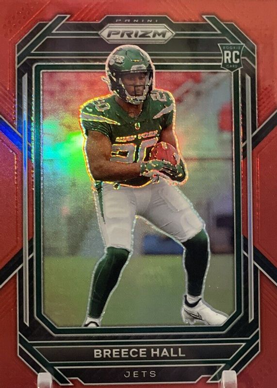 Breece Hall 2022 Prizm #317 Red /(SSP) Rookie SGC 9.5